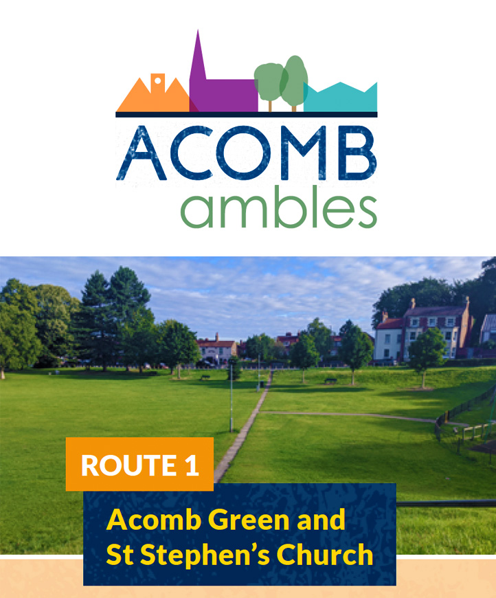 Walks in Acomb, York - Acomb Green and St Stephens Church